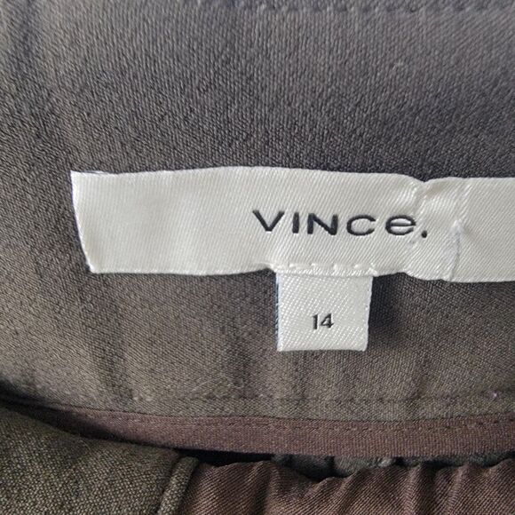 Vince Women's High Waist Cigarette Pant size 14 pockets belt loops - Picture 5 of 8